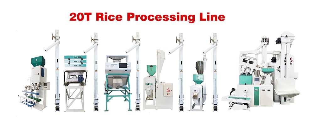 Ligne de production de rizerie entièrement automatisée | Solution complète de transformation et de conditionnement du riz scxxq 04